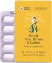 Suplemen Pengembangan Rambut Heebin dengan Biotin 4000 mcg, DHT Blocker dan Collagen, untuk Rambut Loss, Thinning dan Pertumbuhan, 60 Tablet, 2 Bulan Suppply