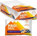 PROBAR-MeaL Bar, Blueberry Muffin, Non- GMO, Gluten- Free, Healthy, Plant-Based, Whole-Food Ingreations, Natural Energy (12 Count)