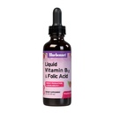 Bluebonnet Nutrition Liquid Vitamin B12 & Folic Acid, for Energy Boost *, Soy-Free, Gluten- Free, Dairy-Free, Vegan, 400 mcg of Folic Acid & 1000 mcg of Vitamin B12 Per Serving, 2 fl oz, 59 slavings