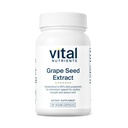 Nutrisi Vital Grage Extract 100mg 124; Mampu AntioksidanDukungan untuk Circulation, Capillary, dan Vein Health 124; Gluten, Dairy, Soy Free 124; Non-GMO 124; 90 Capsules