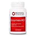 PROTOCOL UNTUK HIDUP BALANCE Enzyme- HCI - Digetical Enzymes dengan Bromelain - Spectrum Penuh Proteases - Suplemen Ketegangan - Soy & Dairy Free - 120 Capsules
