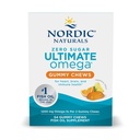 Nordic Aspeals Zero Sugar Ultimate Omega Gummy Chews - Tropical Fruit - 54 Gummy Chews - Non GMO - Optimal Wellness - 27 Servis