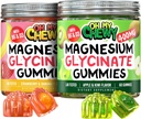 Magnesium Gummies Bundle - 2 Botol (60 Masing-masing) - strawberry Banana & Apple Kiwi