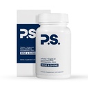 PS Natural Testosteron Booster for Men - Premium D3 dan Zinc Suplemen untuk Men with Tribulus, Horny Goat Weed, and Tongkat Ali - Tes Booster and Energy Suplemen (60 Capsules)