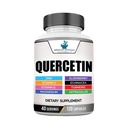 Suplemen Standar Amerika Quercetin 100mg Per Serving dengan Zinc, Vitamin C, Vitamin D3, Magnesium, Elderberry, Echinacea, Turmeric, Astragalus - Gluten Bebas, Non-GMO, 120 Capsules, 40 Curiks