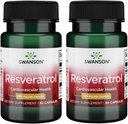 Swanson Resveratrol 100 100 juta gram 30 Capsules (2 Pack)