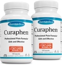 EuroMedica Curaphen - Suplemen Curcumin untuk Dukungan Circulation & Endorphin - Dukungan untuk Ketidaknyamanan Occasional - Aids Otot Kesehatan - 120 Capsules, 2 Pack (240 Capsules)
