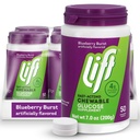 Angkat Glumpy 124; Fast- Akting Glufble Chewable Energy Tablet 124; Blueberry 124; 50 ct Jar (Paket 6)