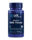 Ekstensi Hidup Lanjutan Milk Thistle, silymarin, silybin, phospholipids, Promotes Healthy Liver Fungsi, Gluten- Bebas, Non- GMO, 60 softgels