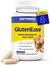 Enzymedica GlutenEth, Advanced Digevically Enzymes for Women and Men, Fast- Acting Formula for Bloating Relief & Digetical Health, Helling Break Down Gluten & Casein, 120 Capsules FFP
