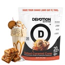 Devotion Nutrition Powder Blast Blast 124; Gluten Free, Keto Friendly, No Added Sugars 14; 1g MCT 14; 20g Whey & Midefard Protein 124; 2lb Tub (Salted Caramel Cone)
