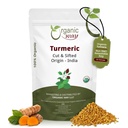 Jalan Organik Turmeric / Haldi Root Cut & Sifted (Curcuma Longa) - Herbal Tea 124; Kosher & USDA Sertifikasi Alasan, Non-GMO & Gluten Free 124; 100% Raw dari India (2LBS / 32Oz).