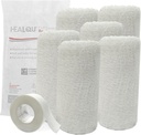 Kerlix Gauze Bandage Rolls - 4 1 / 2 dalam x 4.1 Yds, 6 Ply - 6 Sterile Pocuhe- Extra Absorbency - Latex Free, Rumah Sakit Grade Cotton Fluff Brange Crinkle Style - for Wound Care & First Aid