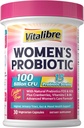 Problem Perempuan 100 miliar CFU & Magnesium Suplemen Kompleks 10-in-1 420mg
