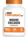 Kasuls Kolagen Marine Kolagen BulkSulemen.com - Tambahan Fish Collagen, Collagen for Women & Men - Collagen, Gluten Free, 5 Capsules per Serving, 300 Kapsul (Paket 1)