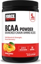 Paksa Faktor BCAA Amino Acids Suplemen 2: 1: 1, Delicious and Refreshing BCAA Powder untuk Dukung Pemulihan Muscle dan Performance, Tidak Ada Warna Buatan atau Flavors, Orange Mango, 30 Servis