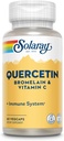 SOLARAY Quercetin, Bromelain & Vitamin C, 60 Veval Caps