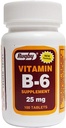 Vitamin B-6 25 mg, 100 tablet, Watson Rugby - Beli Paket dan Simpan (Paket 3)
