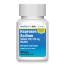 HealthCareAisle Naproxen Sodium, 220 mg - 200 caplet - Reliever sakit dan Pengungsi Demam, hingga 12 Jam Bantuan