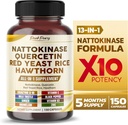 Nattokinase 5000FU Quercetin Red Yeast Rice Hawthorn