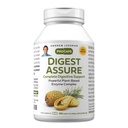 ANDREW LESSMAN Digest Assure 180 Kapsul - Comprehensive Blend of Powerful Natural Enzimes untuk Dukungan dan Enhance Digetical Health, Vegetarian- Sourced Enzymes, Small Easy to Swallow Capsules