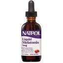 Natrol Liquid Melonatin 1 mg, Pertumbuhan Melonalin untuk Musim Gugur Lebih cepat dan Tetap Tidur Longer, Wake Up Refreshed, 2 FL OZ Berry- Flavared Liquid, 15 Servings