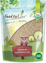 Makanan untuk Hidup Organik Ashwagandha Root Powder, 12 Ounces - Non-GMO, Finely Ground India Ginseng, Murni, Raw, Vegan. Mudah untuk Mix Adaptogenic Herb.
