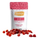 B12 Gummy Vitamin - 1500 mcg B12 Gummies untuk Orang dewasa dan Anak-Anak - membantu dengan Energi, Metabolisme, Dukungan Sistem Gugup Tulang - Raspberry Flavor - 60 Count - 60 Hari Suppply