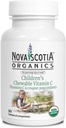 Nova Scotia Organics Children 's Chewable Vitamin C (30 Cable Tablet); Sertifikasi Organik; Vegan, Organik Acerola Berries