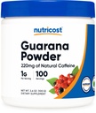 Nutricost Guarana Extract Powder 100 Grams Per Bottle - Natural Herbal Caffeine Energizer Suplemen Natural
