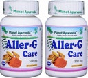 Planet Ayurveda Aller-G Care, 500mg Veg Capsules - 2 Botol