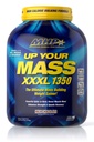 Maksimum Performance Human MHP UXXXL 1350 Mass Building Woight Gainer, Muscle Mass Gains, w / 50g Protein, High Calorie, 11g BCAAs, Leucine, Susu Coklat, 8 Servis