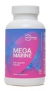 Mikrobiome Labs MegaMarine Omega 3 Fish Oil Suplemen - Gut- Spefic EPA DHA Omega 3 Tambahan dengan DPA for Gut Health - Dup Imune & Gut Barrier Fungsi (60 Softgels)