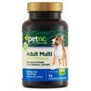 Petnc Natural Care Adult Multi Chewables (75 Count), Daily Dog MultiVitamin & Multimineral Dukungan, termasuk Zinc, Magnesium & More, Supports Overall Health, For Dog 1 + Year, Liver Flavor