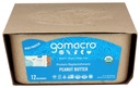 GoMacro MacroBar Organik Protein Bars, Peanut Butter, 2.3 Ounce Bars (Paket 12)