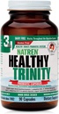 Suplemen Trinity Sehat Natren - 90 Dairy and Gluten Free Gel Capsules - Impprove Gut and Digetical Health, 30 Milyar CFU - Lacleillus Acialolhilus, Bifidobacterium, Bulgaricus