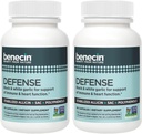 Benesin Pertahanan 1.1500 mcg Stabilisasi Alcolin per Capsule 124; Ditambah Amounts tinggi SAC & Polyphenol dari Black Garlic 124; Dukungan yang kuat dari Imune & Heart Fungsi Vegetarian Caps (1 Count (1 Cacah 180)