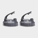 NutriBullet Flip Top To-Go Lid (set 2), Grey, .25 Lbs