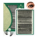 Lash Clusters 280Pcs Eyelash Clulash KEYYOU 60D D Curl 9- 18MIX Clusters Lashes Thick Super Soft Wimpy DIY Extension in Home (60D-D, 9- 18MIX)