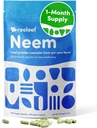 Murni Herbal Neem Leaf Capsules - 180 Count 330 mg - No Addonist - Vegan