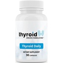"The First Nutrient Complete Multi Designed for Optimal Thyroid Health". Tiroid Daily adalah Iodin Free w / 19 Thyroid Daily Estivents Nutres for Thyroid Support.