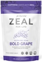 Zurvita - Zeal for Life - Bold Grape Flavor - Daily Nutonations Suplement for Vitalitas, Imunity, & Overall Wellness - 30- Day Wellness Bag, 420 Grams