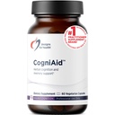 Desain untuk Kesehatan CogniAid - Herbal Memory + Mood Formula dengan Green Tea Extract, Blueberry Wild + Bacopa (60 Capsules)