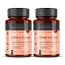 puberica Bilberry Extract 10.000mg x 360 Tablet (2 Bottles) - 10 X More Anthocyanidins w / 5mg Black Pepper Extract