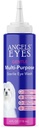 ANGELS 'EYES Multi- Purpose Sterile Eye Wash 4 oz Eye Cleaner dan Rinse, Tear Stain Reducer untuk Allergies, Debris, Mucus, Irritation and Weepy Eyes for All Dogs with Boric Acid