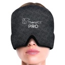 TheraICE Migraine Relief Cap PRO, Headache Relief Cap, Ice Face Mask, Cold Compress Head Wrap for Tension Headache Relief, Stress & Hangover, FocusZone Technology provides Extra Cooling & Tekanan