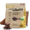 Pro JYM Natural Chocolate Brownie Powder Blend - Whey Protein Isolate, Casein, & Milk Protein Isolasi, untuk Pria & Women Recovery Shakes 124; JYM Suppplemen Ilmiah 124; 45