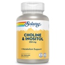 Chooline & Inositol 250 mg 124; Two- Nutrient Combo untuk Metabolisme Lemak Sehat, Fungsi Otak Mendukung 124; 100 VexCaps
