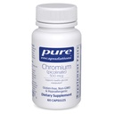 Encapsulasi Murni Chromium (Picolinate) 500 mcg - untuk Limpid & Carbohydrate Metabolisme * - Superior Absorpsi Chromium Suplemen - Vegan & Gluten Free - 60 Capsules