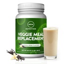 Pembentukan Graves Nutrition Vever Meal Protein 124; Vanilla Bean Flavored 124; 22g lengkap tanaman berbasis protein 124; Meal on--the -go 124; Meate Hunger 124; balanced macronutrient formula 124; 28 porsi